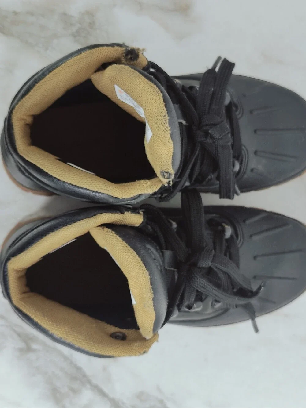 Timberland Toddler Kids Euro Hiker Shell Toe Boots, Black, Sz 13.5